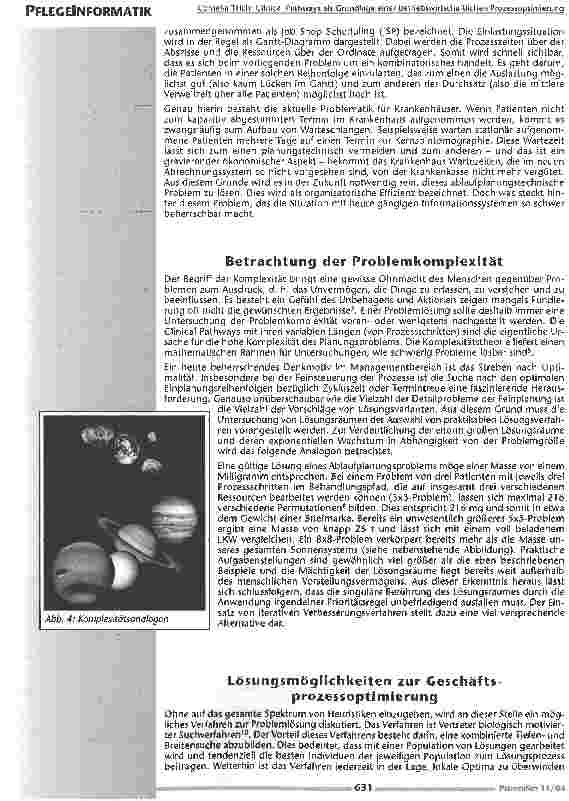 Vorschauseite 5: Clinical Pathways als Grundlage einer betriebswirtschaftlichenProzessoptimierung