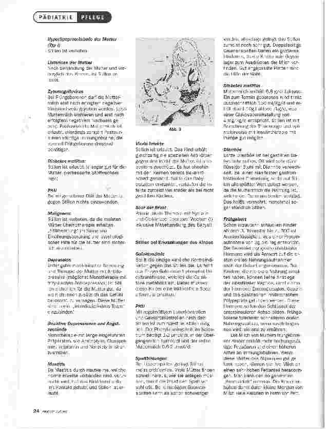 Vorschauseite 3: StillenSTILLPOSITIONEN, PSYCHISCHE BINDUNGSFAKTOREN, MILCHSTAU