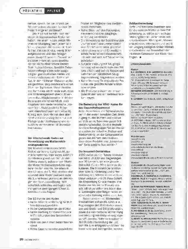 Vorschauseite 5: StillenSTILLPOSITIONEN, PSYCHISCHE BINDUNGSFAKTOREN, MILCHSTAU
