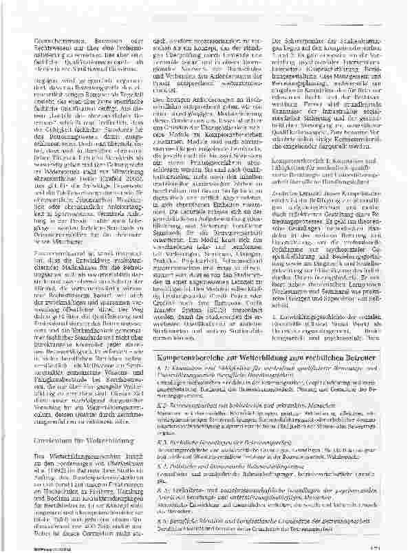 Vorschauseite 4: Qualitätssicherung und Professionalisierung im Betreuungswesen
