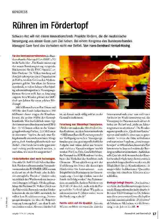 Vorschauseite 1: Rühren im Fördertopf