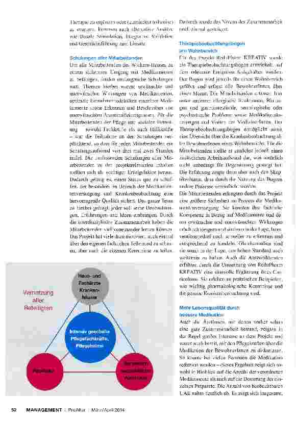 Vorschauseite 2: Medikamentenmanagement ReduPharm KREATIV - ein Projekt zur Patientensicherheit im Pflegeheim