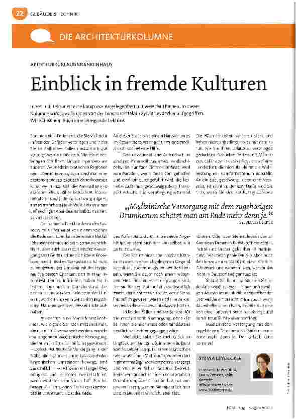 Vorschauseite 1: Einblick in fremde Kulturen