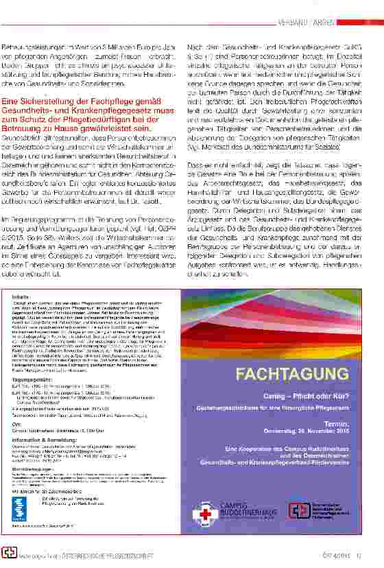 Vorschauseite 2: 24-Stunden-Betreuung ist keine Fachpflege!