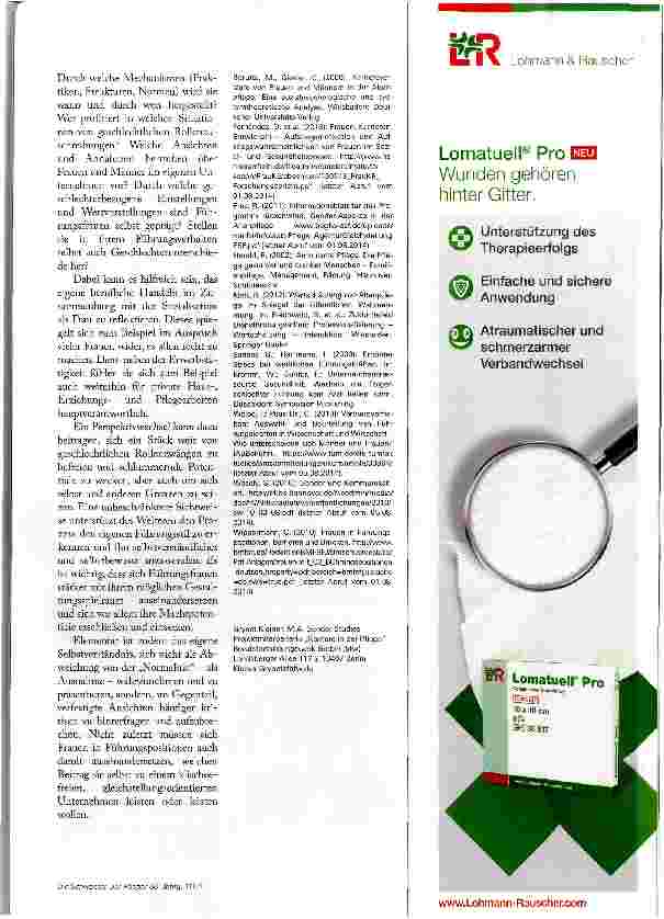 Vorschauseite 4: KARRIEREHÜRDE GESCHLECHT?