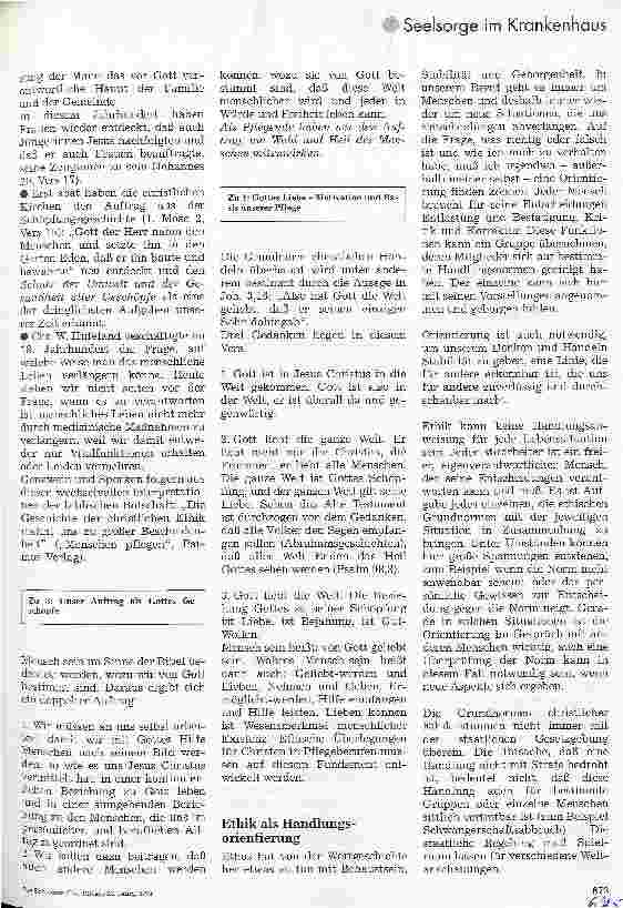 Vorschauseite 2: Der Auftrag des Evangeliums im Pflegeberuf Gedanken zur Grundlage u. zum Sinn einer christlichen Ethik (E) für Pflegeberufe
