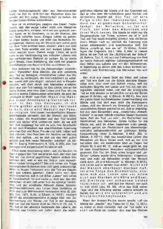 Vorschauseite 4: Sinnvolles meidzinisches Handeln auf der Grenze zwischen Leben und Tod - Theologische Überlegungen