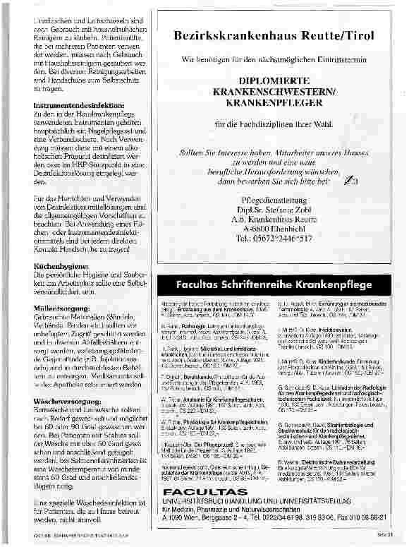 Vorschauseite 2: Hygienerichtlinien der Hauskrankenpflege
