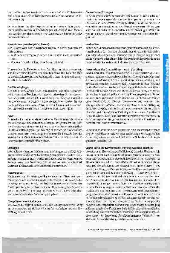 Vorschauseite 3: Kurzzeitberatung auf einer offenen psychiatrischen Aufnahmestation: Erfahrungen der Pflegenden
