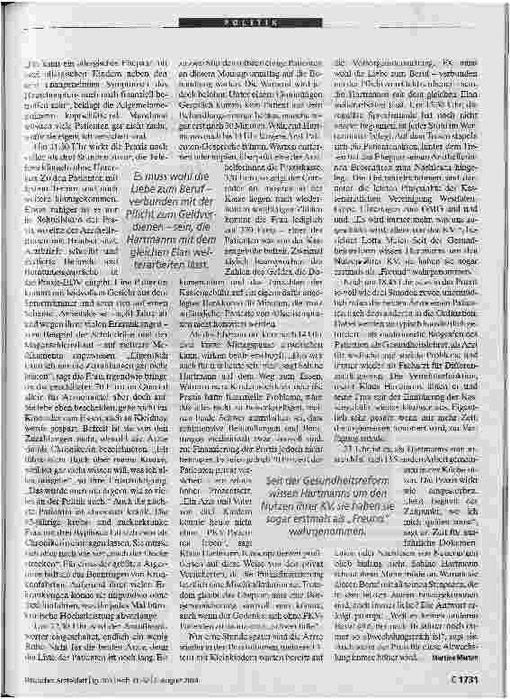 Vorschauseite 2: Arbeiten am LimitAlltag einer Hausarztpraxis