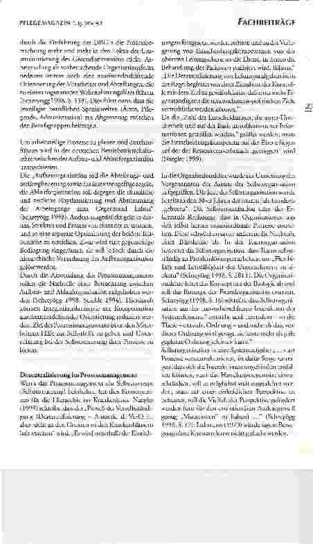 Vorschauseite 2: Der systemische PflegemanagementansatzZUR BEDEUTUNG FÜR DIE PRAXIS