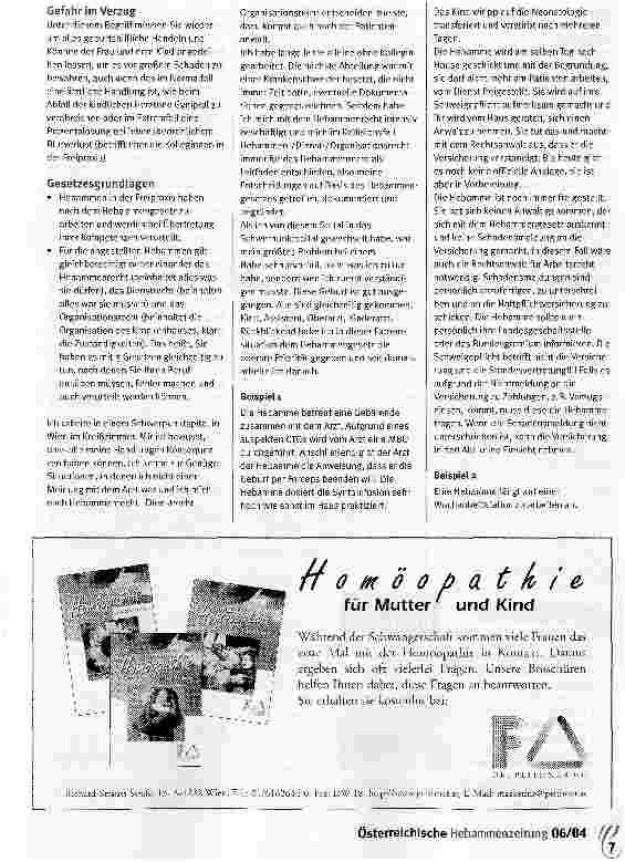 Vorschauseite 2: Hebammen und Schadensfälle