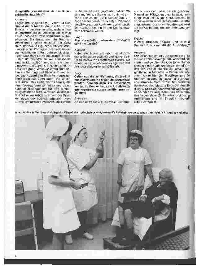 Vorschauseite 5: Krankenpflege in Frankreich (1) Die Ausbildung