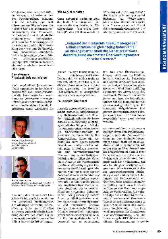 Vorschauseite 2: Risikomanagement für vernetzte Medizingeräte