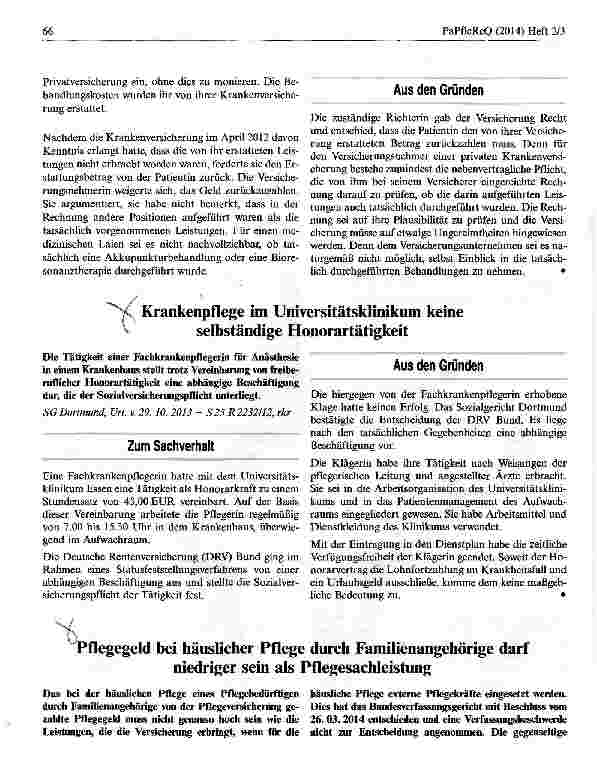 Vorschauseite 1: Krankenpflege im Universitätsklinikum keines elbständige Honorartätigkeit