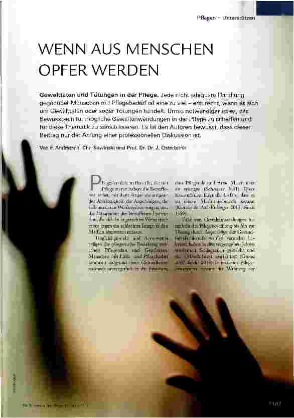 Vorschauseite 1: WENN AUS MENSCHEN OPFER WERDEN