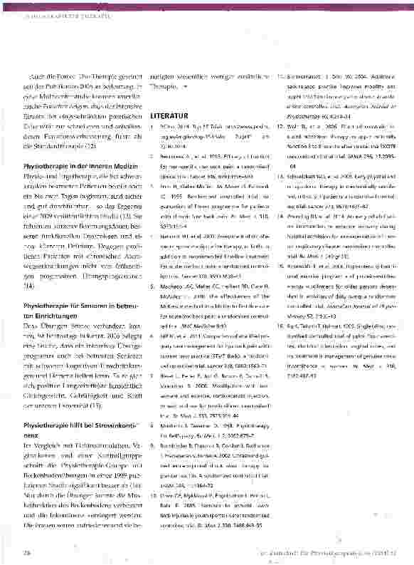 Vorschauseite 3: Top-15-Studien Physiotherapie