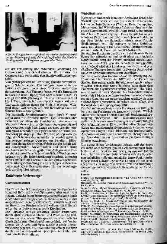 Vorschauseite 4: Typische Sportverletzungen aus orthopädischer Sicht