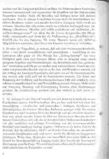 Vorschauseite 4: Bewußtseinsbildung für das Krankenhaus der Zukunft