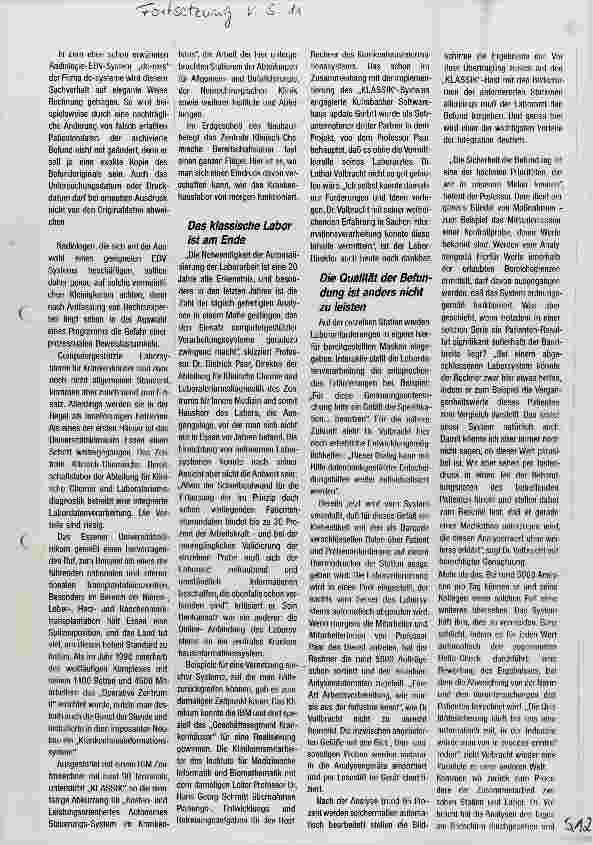 Vorschauseite 2: Befunderstellung und -archivierung in radiologischen Abteilungen Spracherkennungsprogramme in Radiologie-Informationssysteme integriert
