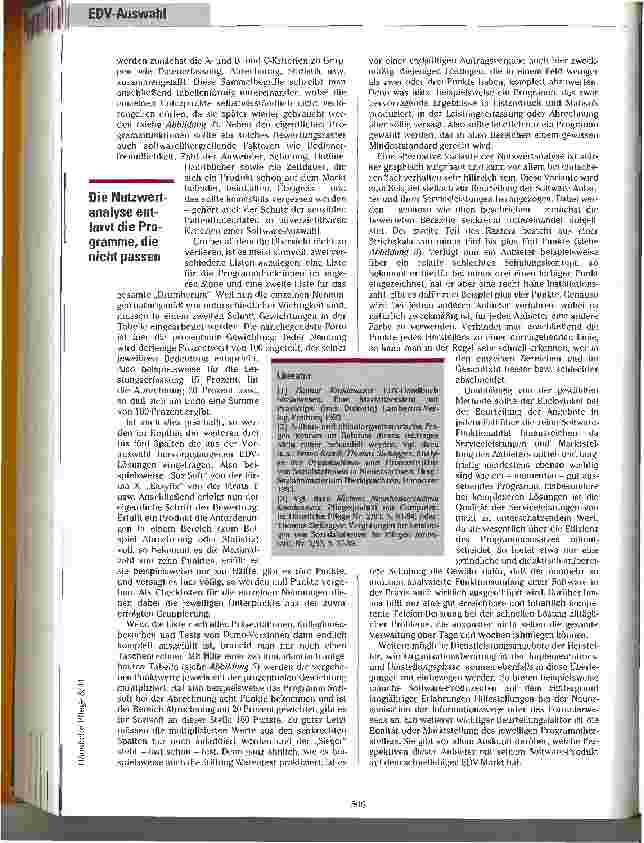 Vorschauseite 6: Die Qual der Wahl Tips und Hilfen für die Software-Auswahl in ambulanten Diensten