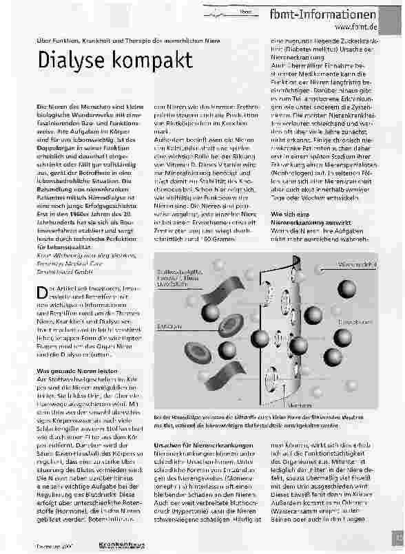 Vorschauseite 1: Dialyse kompakt