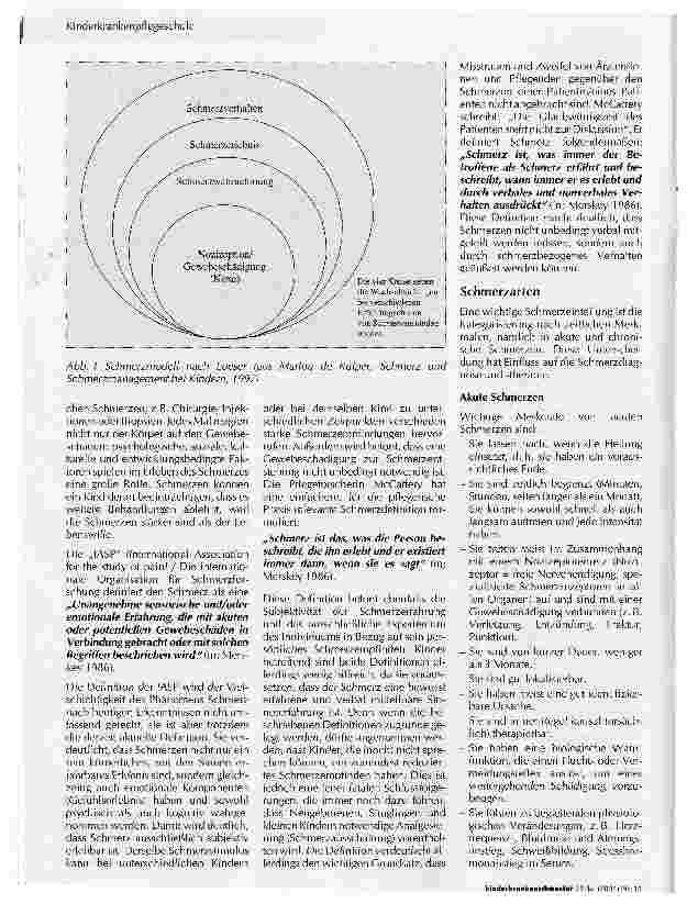 Vorschauseite 3: Schmerzen bei Säuglingen und Kleinkindern