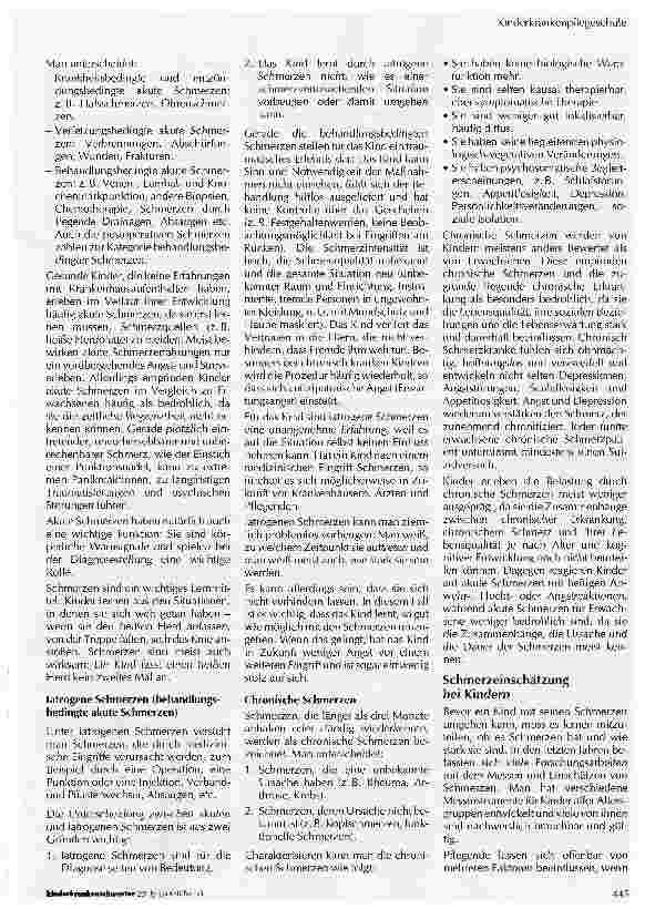 Vorschauseite 4: Schmerzen bei Säuglingen und Kleinkindern