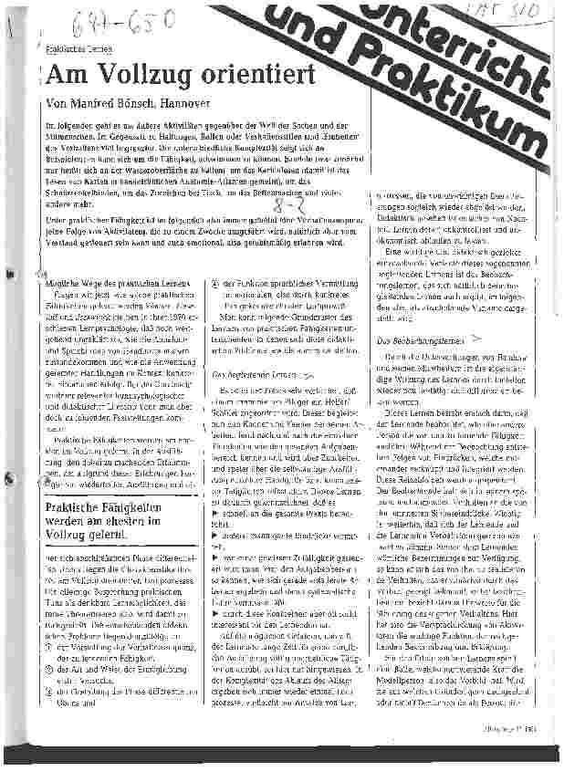 Vorschauseite 1: Am Vollzug orientiert