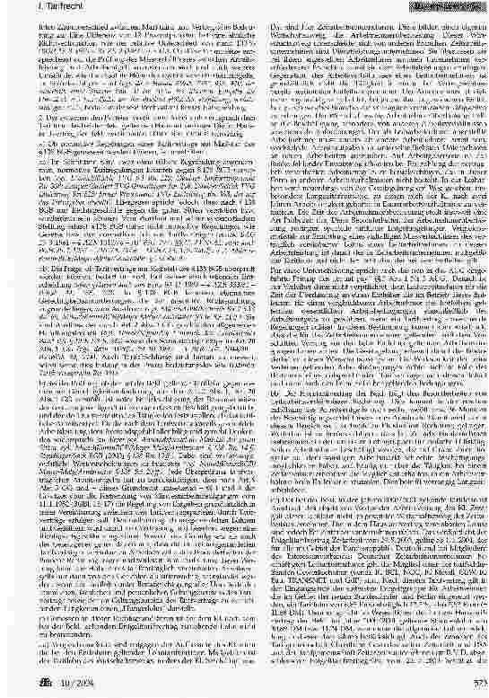 Vorschauseite 5: Tarifrecht