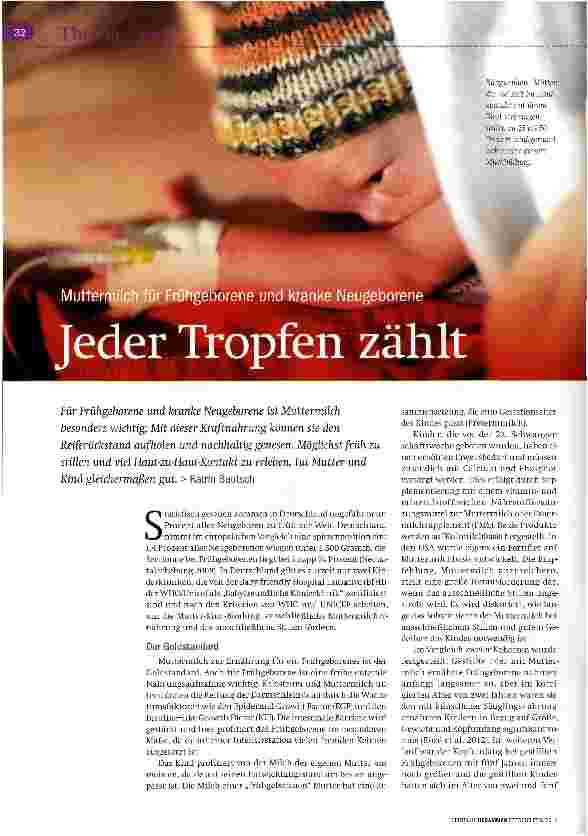 Vorschauseite 1: Jeder Tropfen zählt