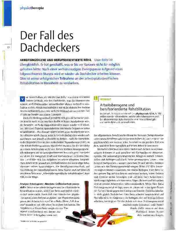 Vorschauseite 1: Der Fall des Dachdeckers