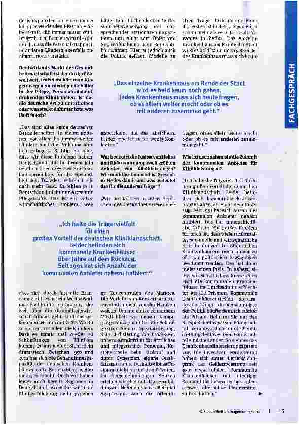 Vorschauseite 2: Gelebte Realität
