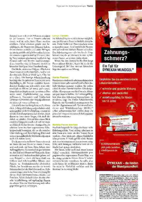 Vorschauseite 4: Die drei P und die Kunst, zur richtigen Zeit (nicht) zu arbeiten