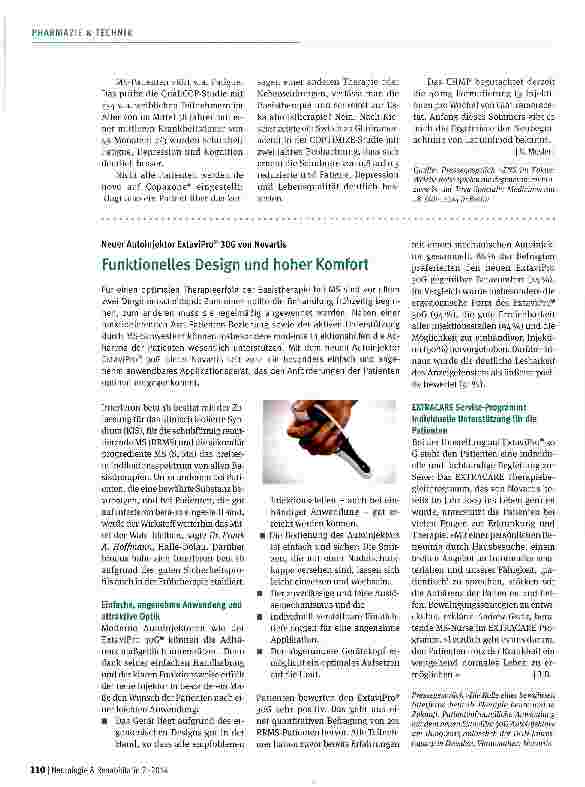 Vorschauseite 2: Glatirameracetat: Erfahrung zählt!