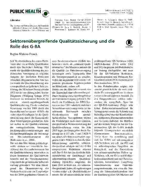 Vorschauseite 3: Qualität von Gesundheitsinformationen