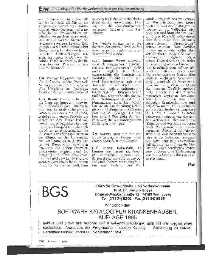 Vorschauseite 3: Ein Plädoyer für Wettbewerbsfreiheit gegen Reglementierung Interview
