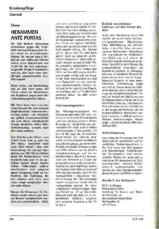Vorschauseite 5: Wie kann das akute Nierenversagen verhindert werden?