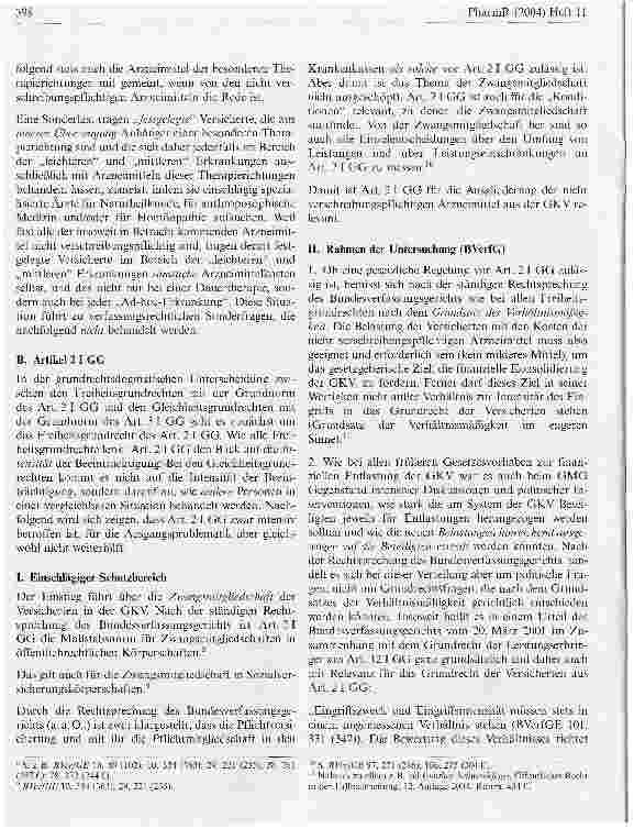 Vorschauseite 5: Dauertherapie mit nicht verschreibungspflichtigen Arzneimitteln ohne ausreichenden Versicherungsschutz