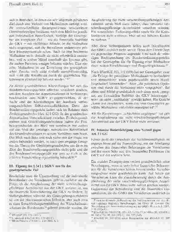 Vorschauseite 6: Dauertherapie mit nicht verschreibungspflichtigen Arzneimitteln ohne ausreichenden Versicherungsschutz