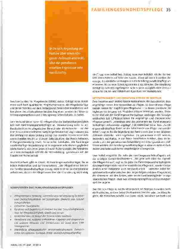 Vorschauseite 2: Schnittstelle von Pflege und Sozialarbeit