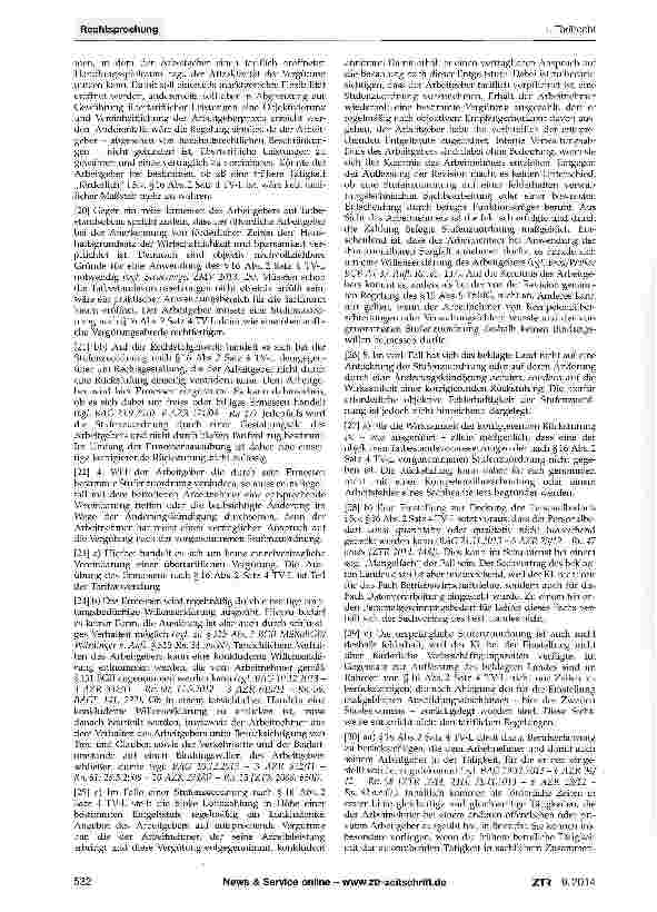Vorschauseite 3: Korrigierende Rückstufung bei Stufenzuordnung nach §16 Abs. 2 Satz 4