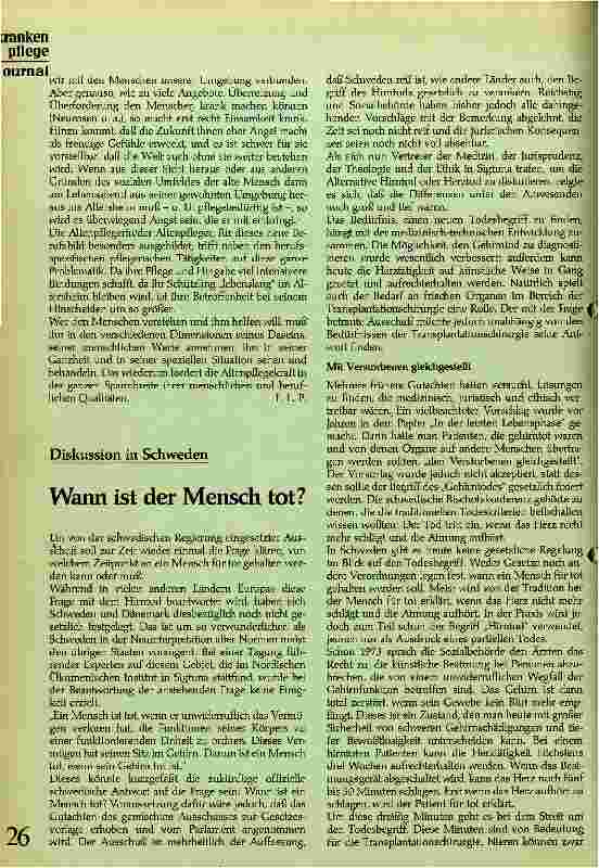 Vorschauseite 2: Altenpflege Die Altenpflegerin/der Altenpfleger