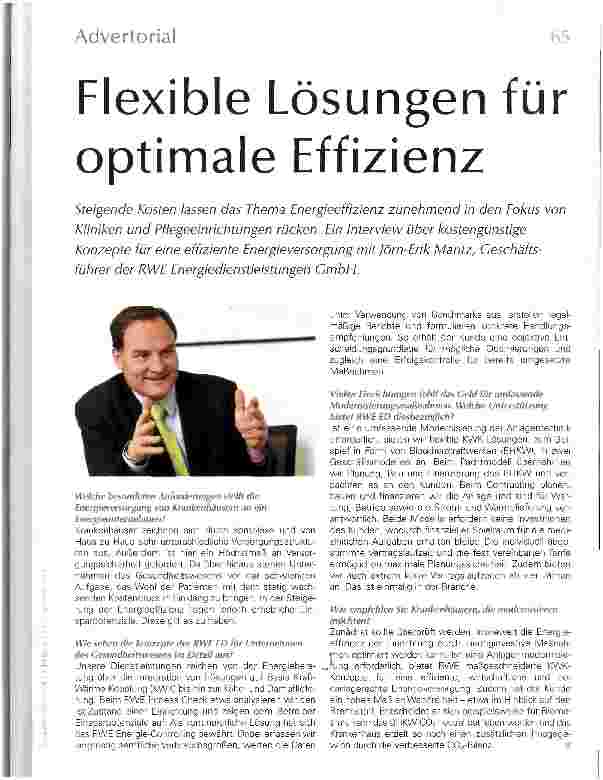 Vorschauseite 1: Flexible Lösungen für optimale Effizienz