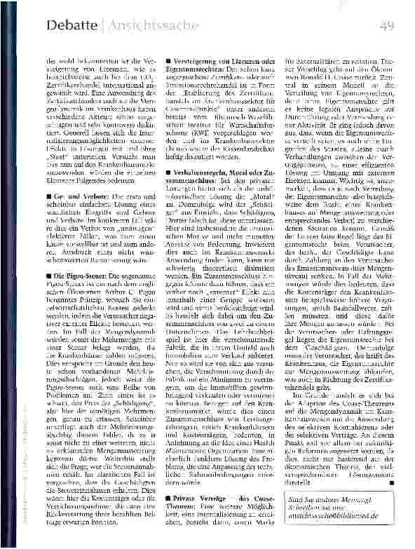 Vorschauseite 2: Markt statt Menge