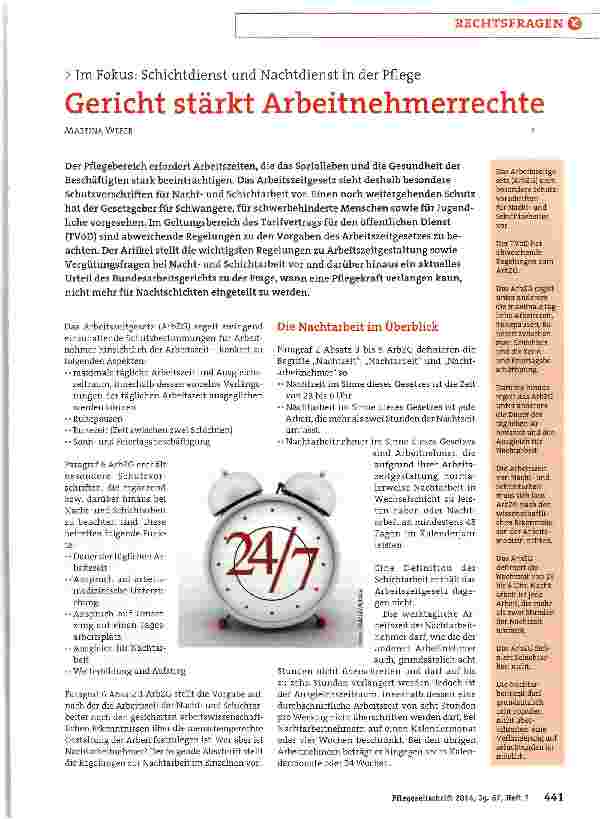 Vorschauseite 1: Gericht stärkt Arbeitnehmerrechte