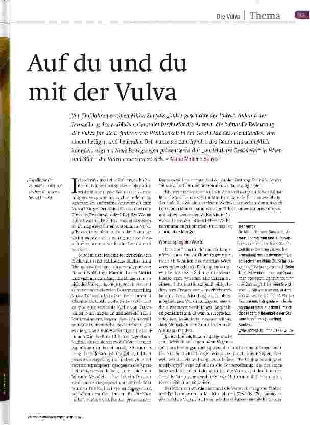 Vorschauseite 1: Auf du und du mit der Vulva