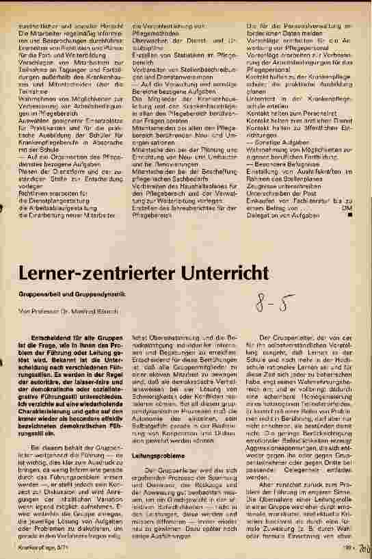 Vorschauseite 2: Muster einer Stellenbeschreibung für die Leitung des Pflegedienstes