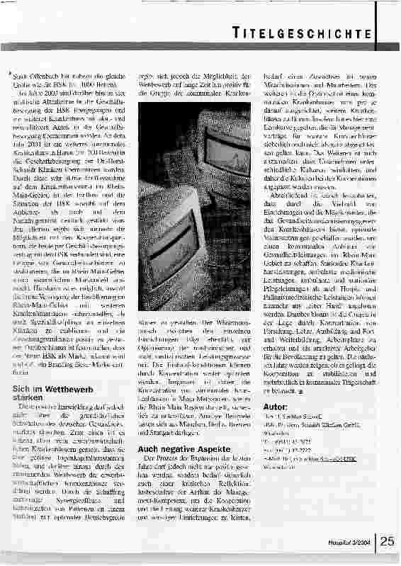 Vorschauseite 2: Strategische Krankenhausführung