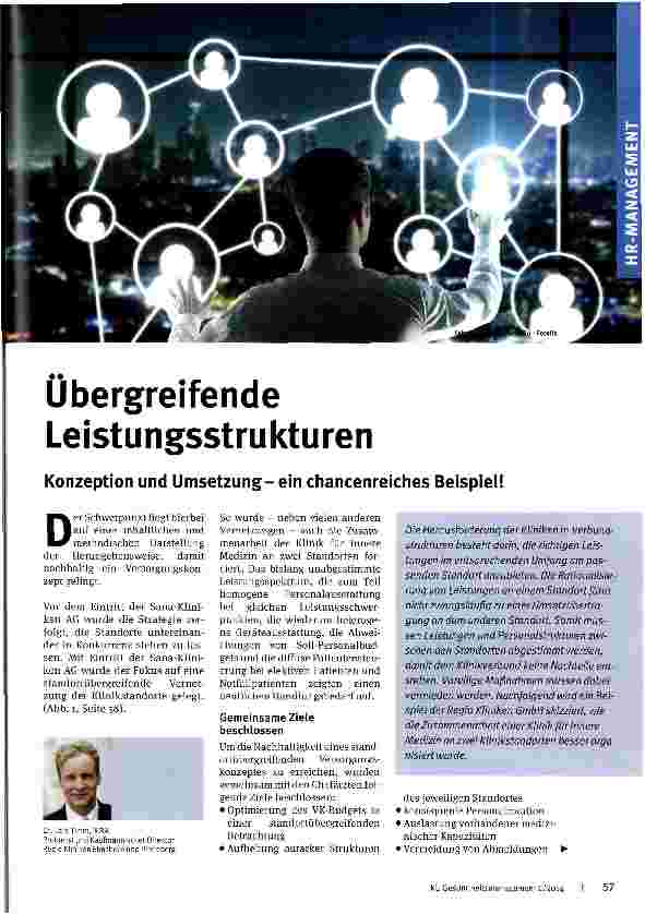 Vorschauseite 1: Übergreifende Leistungsstrukturen
